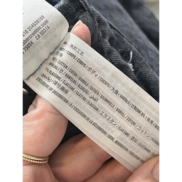 Abercrombie And Fitch The 90s Straight Ultra High Rise Jeans Size 29/8xs - Picture 8 of 12